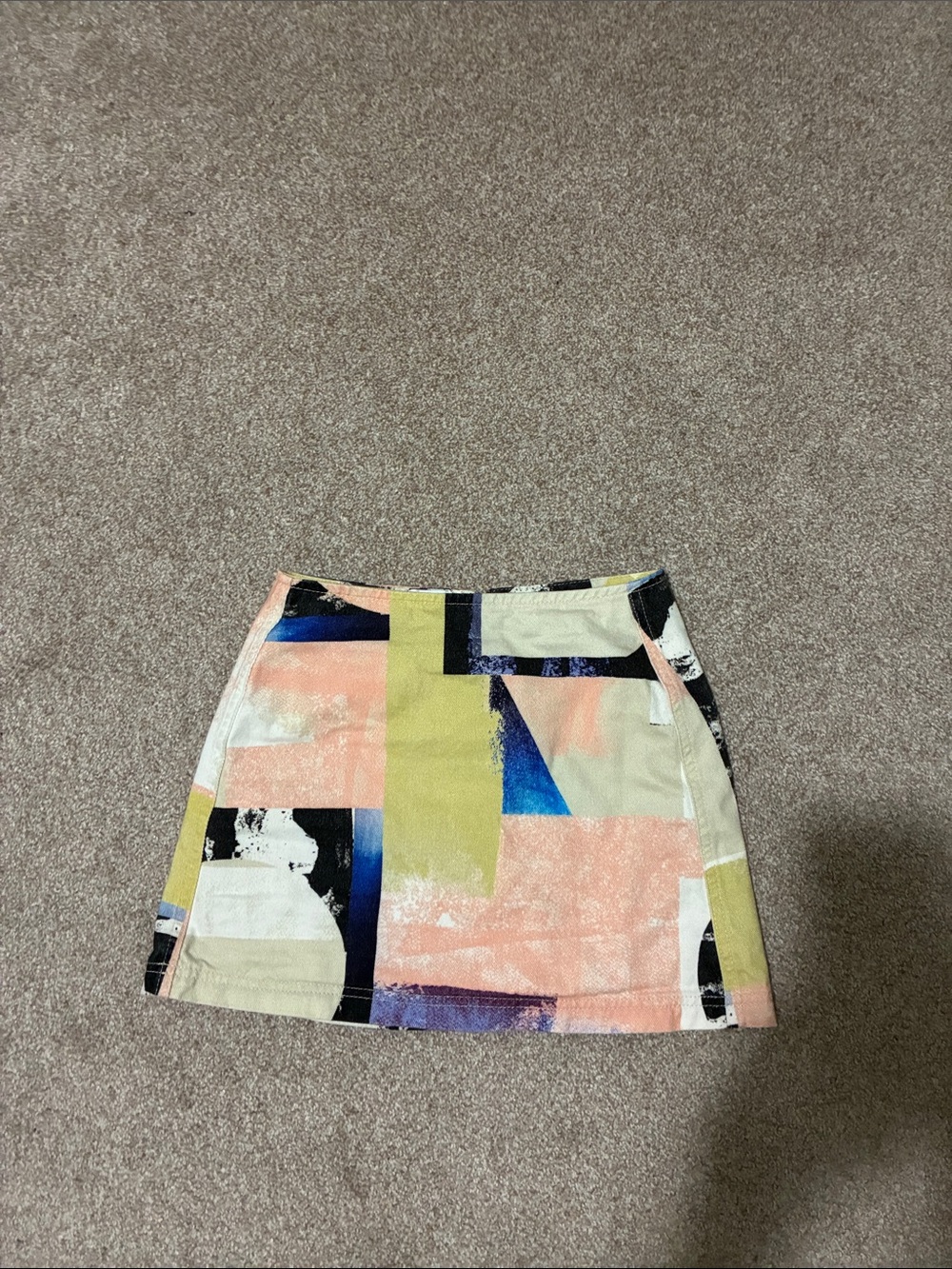 BDG Abstract Print Skirt